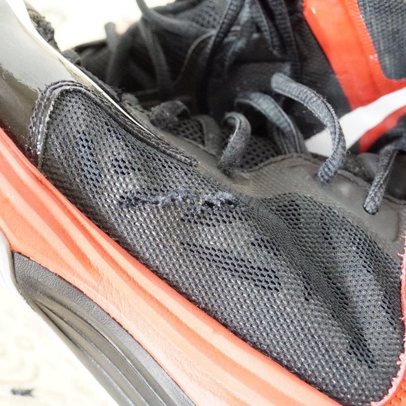 MEN'S NIKE PRIME HYPE DF Black Red White sz 8 EUC - Picture 6 of 8